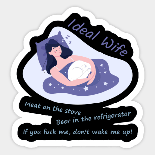 Perfect wife Sticker